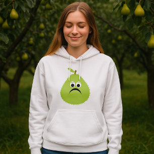 Camiseta Felpudo Grumado Caráter de Fruta Engraçado