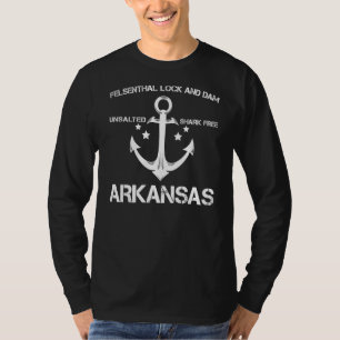 Camiseta Felsenthal Lock E Dam Arkansas Funny Fisheries Cam