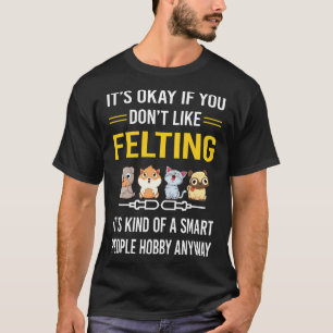 Camiseta Feltro de Feltro de Sensação do Smart Pessoas
