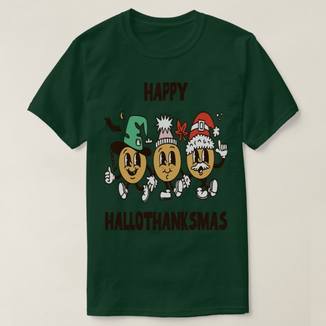 Camiseta felyhallothanksmas 8 (Frente do Design)