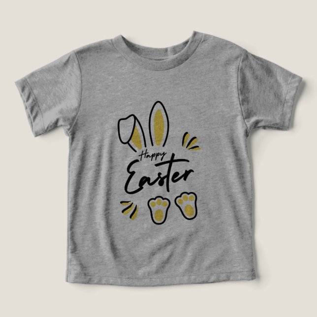 Camiseta Felz pascoa amarelo (Design frontal)