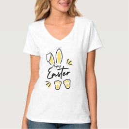 Camiseta Felz pascoa amarelo