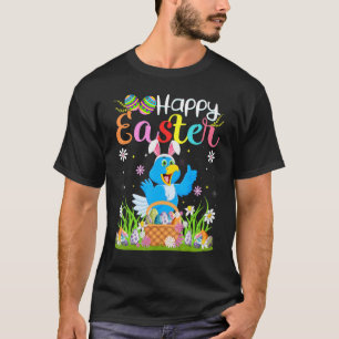 Camiseta Felz pascoa Bluebird Bunny Egg Hunting Bluebird