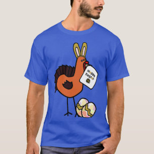 Camiseta Felz pascoa Bunny Ears No Dia De Ação De Graças À