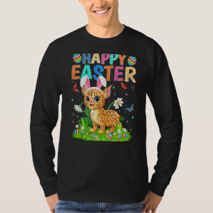 Camiseta Felz pascoa Bunny Egg Funny Bobcat Páscoa domingo