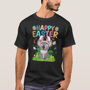 Camiseta Felz pascoa Bunny Egg Funny Koala Páscoa domingo