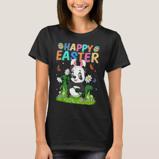 Camiseta Felz pascoa Bunny Egg Funny Panda Páscoa Domingo