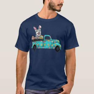 Camiseta Felz pascoa Cachorro Coelho Coelho Rouco Ovos Velh