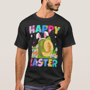 Camiseta Felz pascoa Cantaloupe Páscoa Bunny Cantaloupe