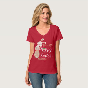 Camiseta Felz pascoa, coelhinho de Páscoa, família simples 