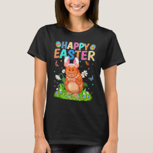 Camiseta Felz pascoa Coelhinho Ovo Funny Hamster Páscoa dom