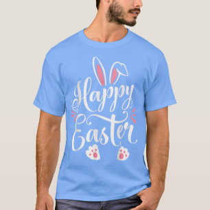 Camiseta Felz pascoa Coelho Enfrentado Engraçado Dia da Pás