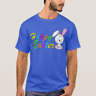 Camiseta Felz pascoa Coelho Enfrentado Engraçado Dia da Pás