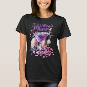 Camiseta Felz pascoa Coelho Favorito Mess Quente Cute Marti
