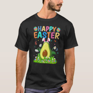 Camiseta Felz pascoa Coelho Ovo Engraçado Páscoa Avocado Do