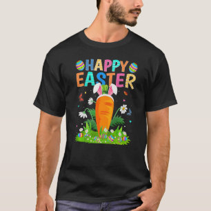 Camiseta Felz pascoa Coelho Ovo Engraçado Páscoa Carrot Dom