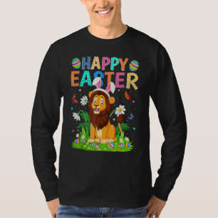 Camiseta Felz pascoa Coelho Ovo Funny Páscoa Leão Domingo