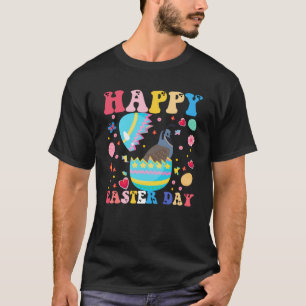 Camiseta Felz pascoa Coelho Quail Day Groovy