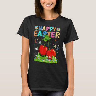 Camiseta Felz pascoa Cony Egg Funny Cherry Páscoa domingo