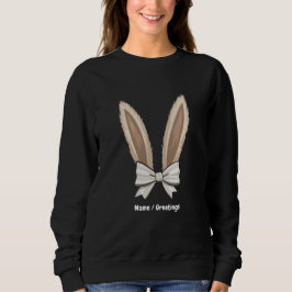 Camiseta Felz pascoa Coquette Arco Cony Ears Coelho