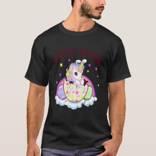 Camiseta Felz pascoa Cujo Unicórnio Veste Olhos de Mata