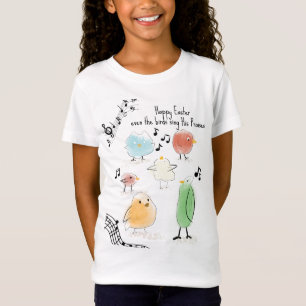 Camiseta FELZ PASCOA CUTE, até os pássaros cantam