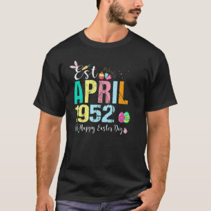 Camiseta Felz pascoa de aniversário de 70 anos, em abril de
