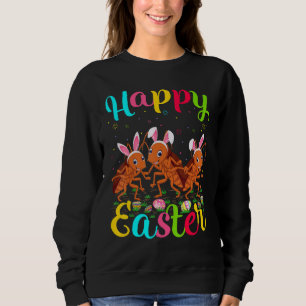 Camiseta Felz pascoa de Barata de Páscoa de Ovo Coelho de B