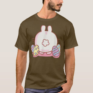 Camiseta Felz pascoa de Bumbum coelho bonito do Kawaii