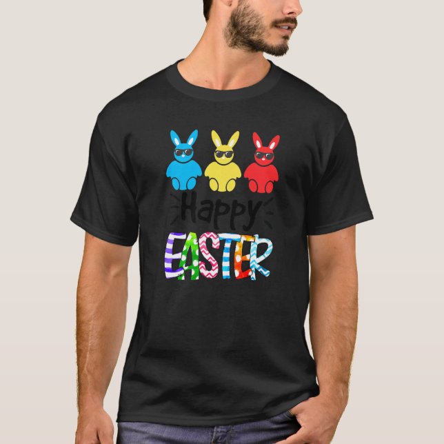 Camiseta Felz pascoa de coelhos Primavera de cocaína Bunny  (Frente)
