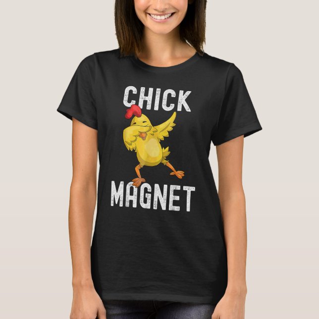 Camiseta Felz pascoa de frango para abbing do ímã do Pintin (Frente)