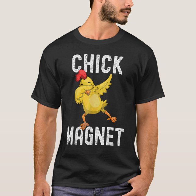 Camiseta Felz pascoa de frango para abbing do ímã do Pintin (Frente)