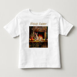 Camiseta Felz pascoa de Ovos de Páscoa Coloridos na Páscoa