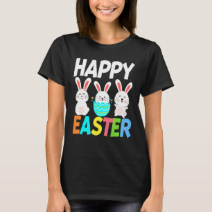 Camiseta Felz pascoa Dia Bonito Coelho Coelho Coelho Coelho
