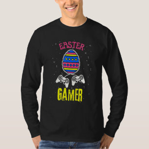 Camiseta Felz pascoa Dia Coelhinho De Ovos Meninos Meninas 