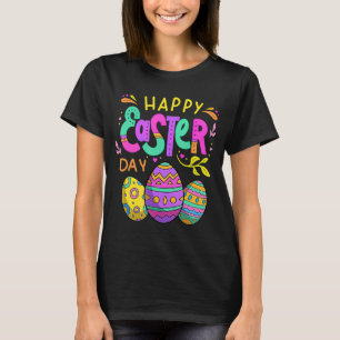 Camiseta Felz pascoa Dia Com Páscoa De Ovos