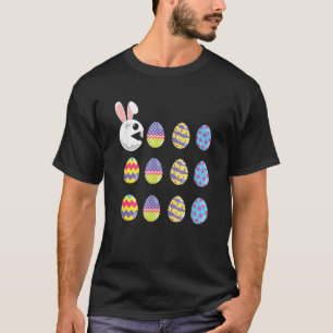 Camiseta Felz pascoa Dia do Coelho Ovos Comidos Páscoa E