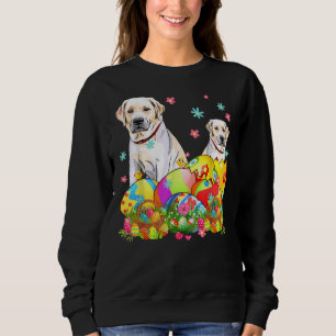 Camiseta Felz pascoa Dia Labrador Retriever Com Páscoa Eg
