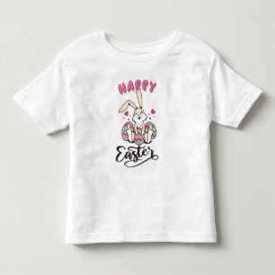 Camiseta Felz pascoa do lindo Coelhinho da Páscoa