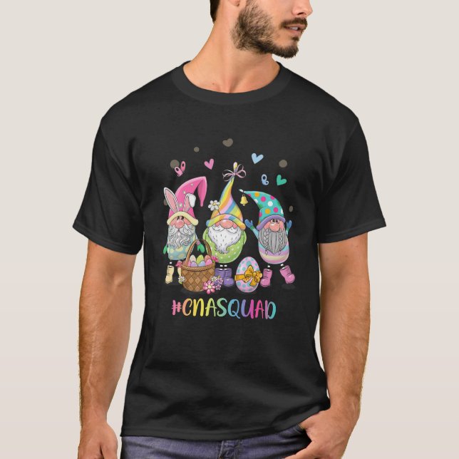 Camiseta Felz pascoa dos Gnomos do Esquadrão da CNA páscoa (Frente)