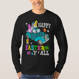 Camiseta Felz pascoa E - Caminhão de Condução de Ovos Coelh