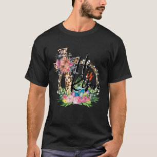 Camiseta Felz pascoa em que ele é levantado através da leop