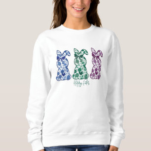 Camiseta Felz pascoa Floral Bunny Floral Bunny