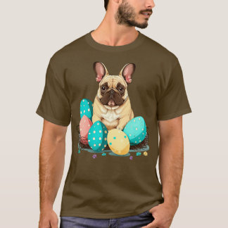 Camiseta Felz pascoa francês Buldogue dia 1