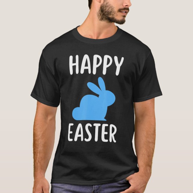 Camiseta Felz pascoa Frohe Ostern Páscoa Coelhinha Engraçad (Frente)