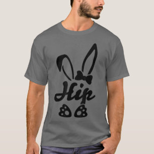 Camiseta Felz pascoa Hip Hop Bunny Ovos Hunt Páscoa Siblin