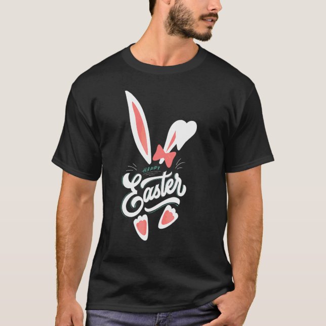 Camiseta Felz pascoa Incrível Para Um Coelhinho De Páscoa L (Frente)