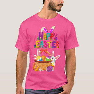 Camiseta Felz pascoa para Mulheres e Homens Páscoa 1