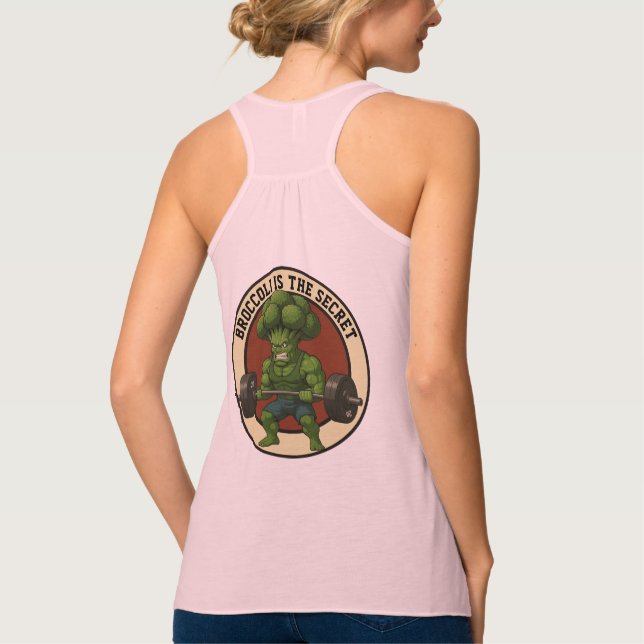 Camiseta Fem. Broccoli is the Secret - Back (Verso)