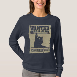 Camiseta Fem. Schrodinger's Cat - Dark - Front